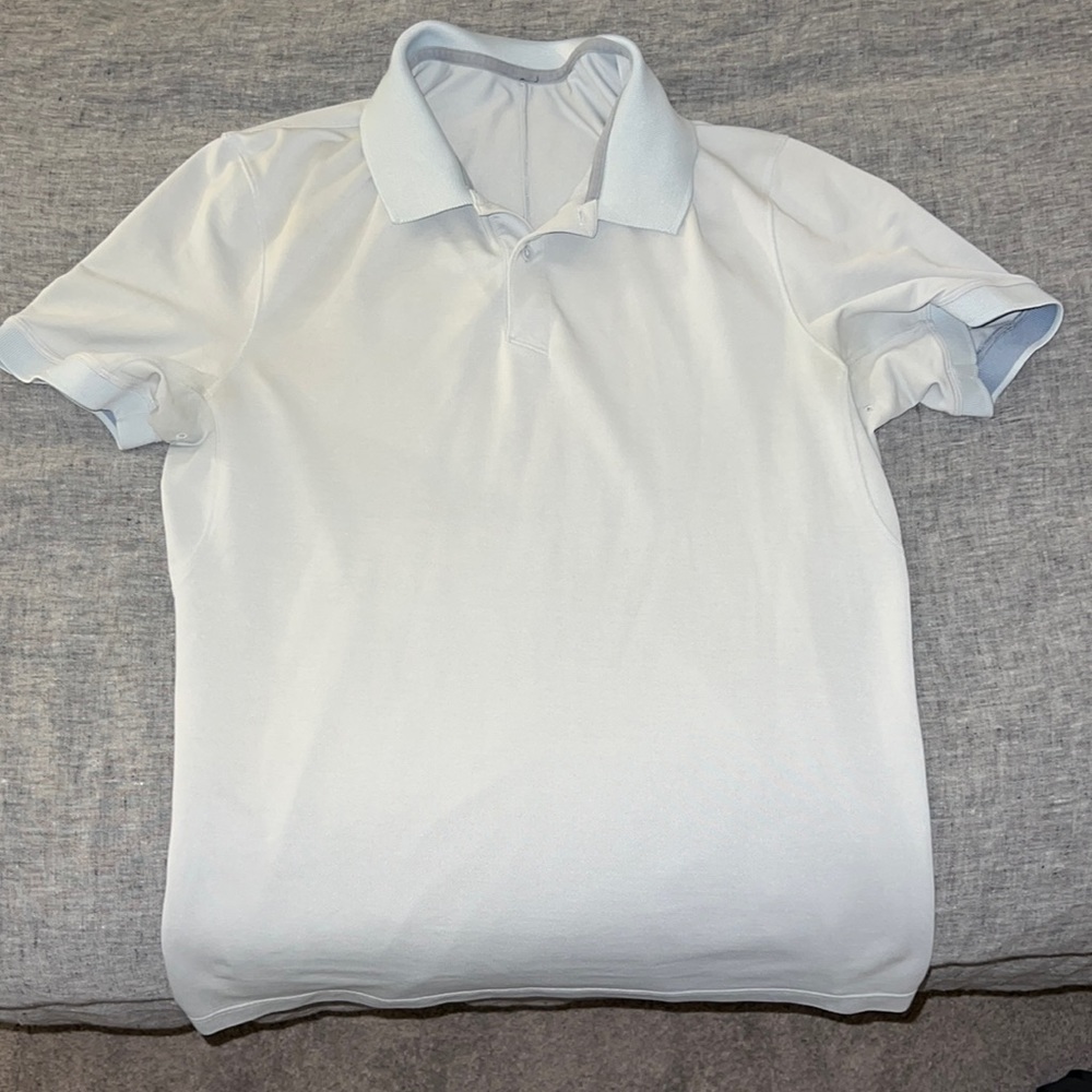 Lululemon mens light blue Tech Pique Polo M